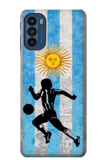 W2977 Argentina Football Soccer Hard Case and Leather Flip Case For Motorola Moto G41