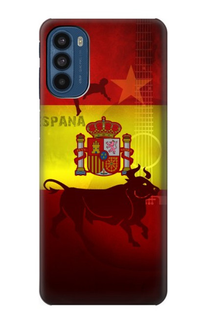 W2984 Spain Football Soccer Hard Case and Leather Flip Case For Motorola Moto G41