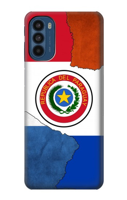 W3017 Paraguay Flag Hard Case and Leather Flip Case For Motorola Moto G41