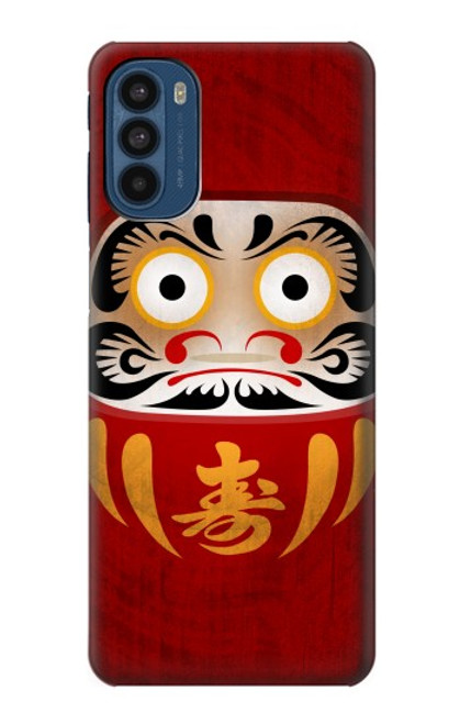 W3023 Japan Good Luck Daruma Doll Hard Case and Leather Flip Case For Motorola Moto G41