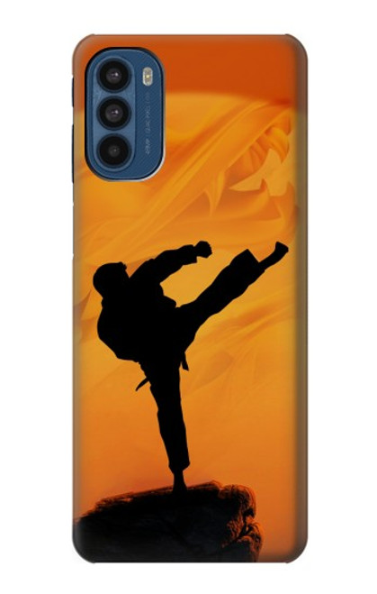 W3024 Kung Fu Karate Fighter Hard Case and Leather Flip Case For Motorola Moto G41