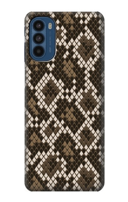 W3389 Seamless Snake Skin Pattern Graphic Hard Case and Leather Flip Case For Motorola Moto G41