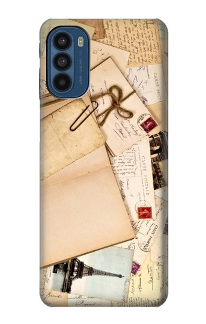 W3397 Postcards Memories Hard Case and Leather Flip Case For Motorola Moto G41