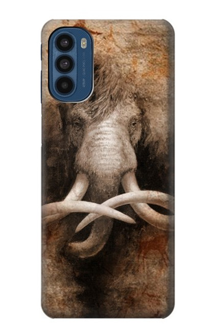 W3427 Mammoth Ancient Cave Art Hard Case and Leather Flip Case For Motorola Moto G41