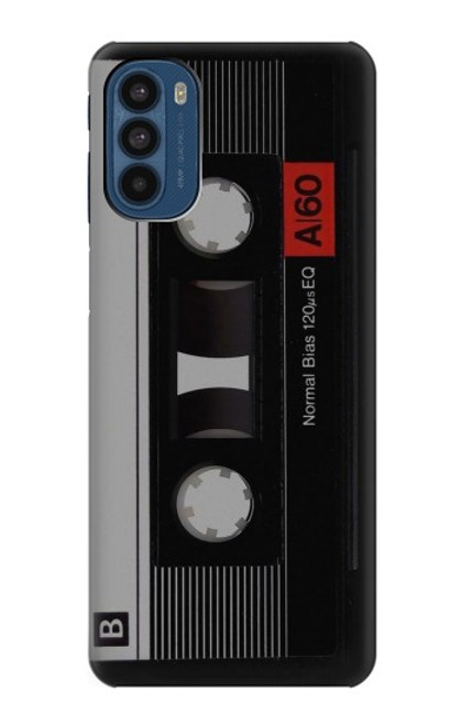 W3516 Vintage Cassette Tape Hard Case and Leather Flip Case For Motorola Moto G41
