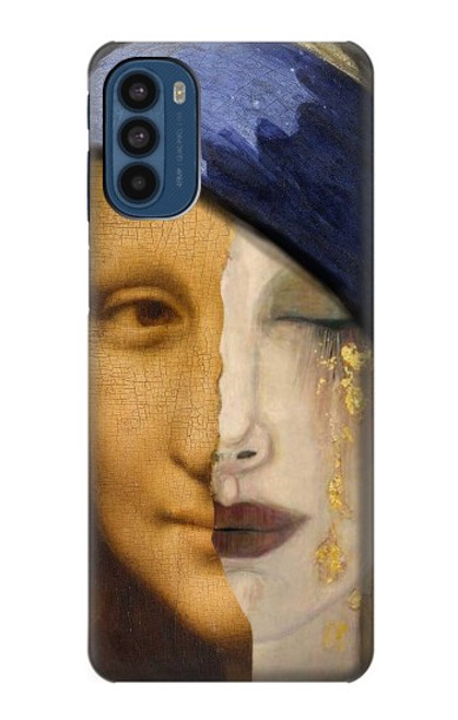 W3853 Mona Lisa Gustav Klimt Vermeer Hard Case and Leather Flip Case For Motorola Moto G41