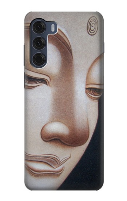 W1255 Buddha Face Hard Case and Leather Flip Case For Motorola Moto G200 5G