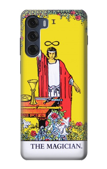 W2806 Tarot Card The Magician Hard Case and Leather Flip Case For Motorola Moto G200 5G