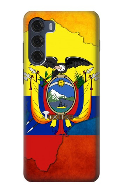 W3020 Ecuador Flag Hard Case and Leather Flip Case For Motorola Moto G200 5G