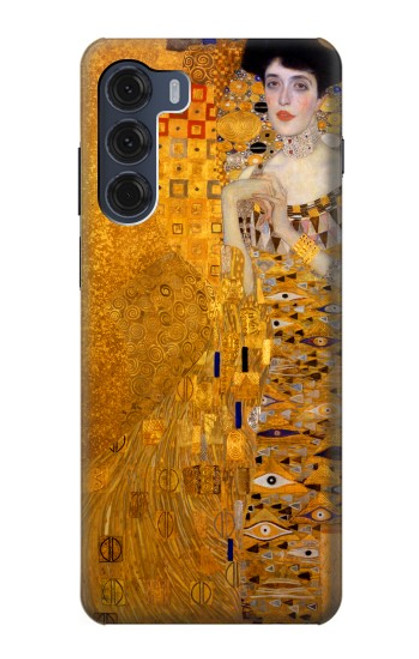 W3332 Gustav Klimt Adele Bloch Bauer Hard Case and Leather Flip Case For Motorola Moto G200 5G
