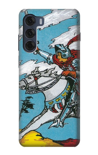W3731 Tarot Card Knight of Swords Hard Case and Leather Flip Case For Motorola Moto G200 5G