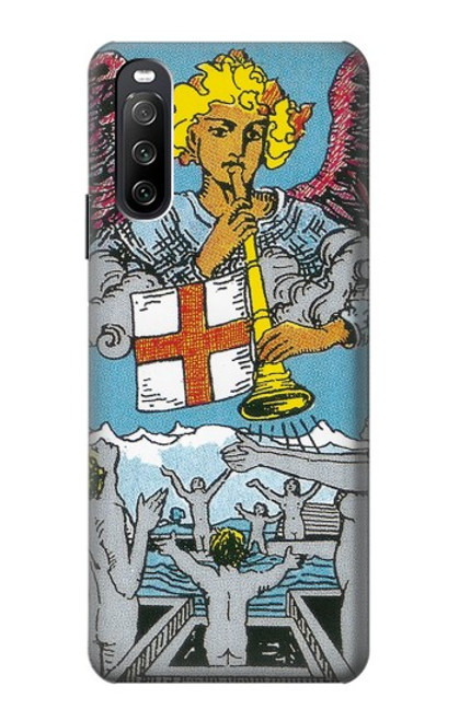 W3743 Tarot Card The Judgement Hard Case and Leather Flip Case For Sony Xperia 10 III Lite