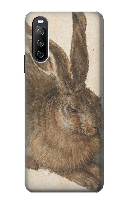 W3781 Albrecht Durer Young Hare Hard Case and Leather Flip Case For Sony Xperia 10 III Lite