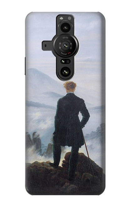 W3789 Wanderer above the Sea of Fog Hard Case and Leather Flip Case For Sony Xperia Pro-I