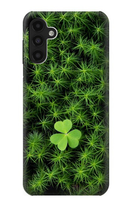 W0358 Clover Lucky Leaf Hard Case and Leather Flip Case For Samsung Galaxy A13 4G