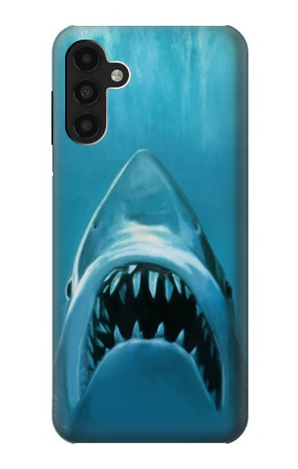 W0830 White Shark Hard Case and Leather Flip Case For Samsung Galaxy A13 4G