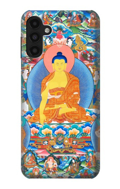 W1256 Buddha Paint Hard Case and Leather Flip Case For Samsung Galaxy A13 4G