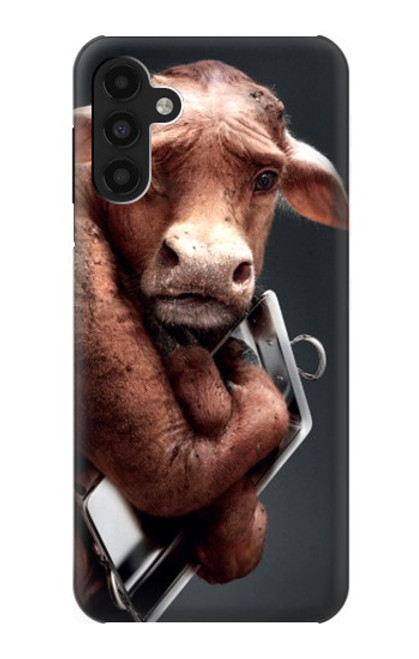 W1271 Crazy Cow Hard Case and Leather Flip Case For Samsung Galaxy A13 4G