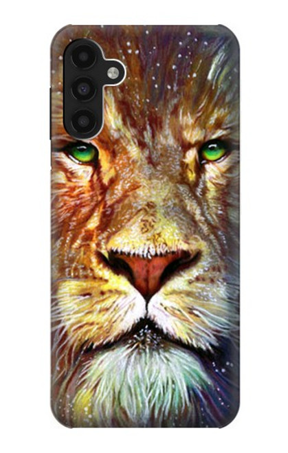 W1354 Lion Hard Case and Leather Flip Case For Samsung Galaxy A13 4G