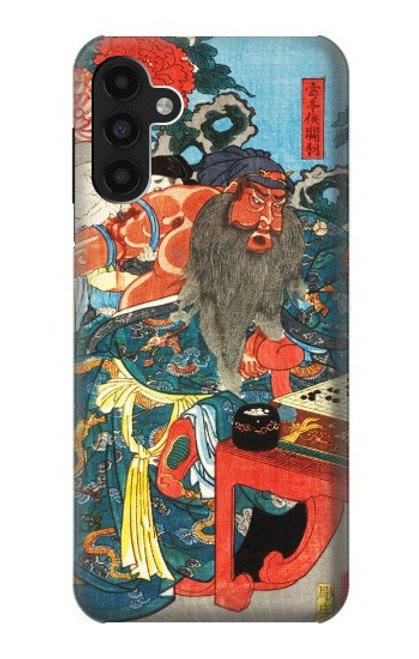 W1826 Utagawa Kuniyoshi Guan Yu Hard Case and Leather Flip Case For Samsung Galaxy A13 4G