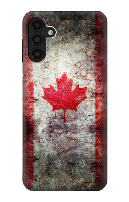 W2490 Canada Maple Leaf Flag Texture Hard Case and Leather Flip Case For Samsung Galaxy A13 4G