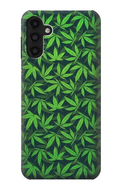 W2666 Marijuana Pattern Hard Case and Leather Flip Case For Samsung Galaxy A13 4G