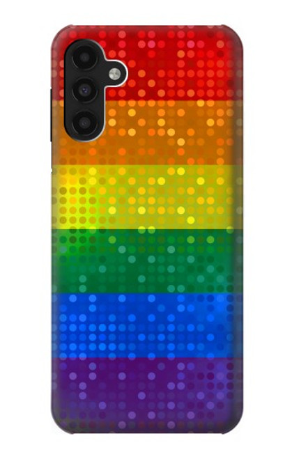 W2683 Rainbow LGBT Pride Flag Hard Case and Leather Flip Case For Samsung Galaxy A13 4G