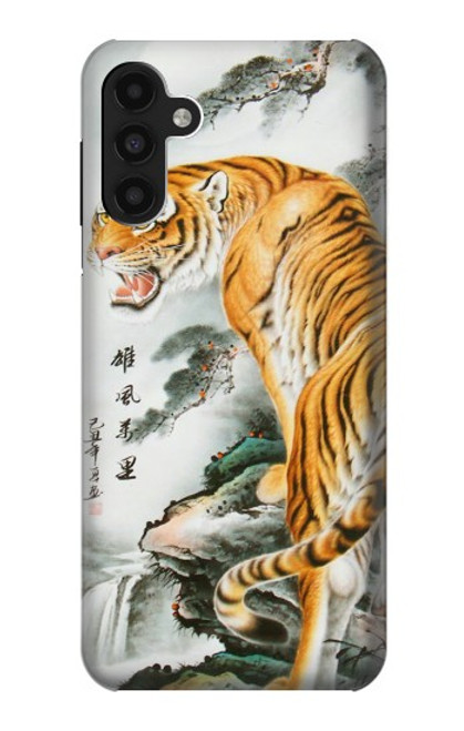 W2750 Oriental Chinese Tiger Painting Hard Case and Leather Flip Case For Samsung Galaxy A13 4G