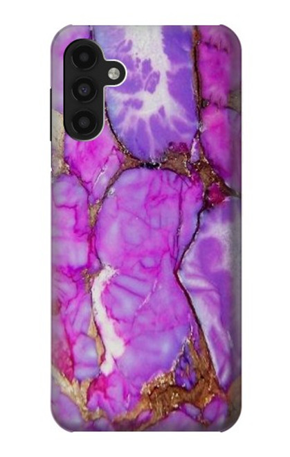 W2907 Purple Turquoise Stone Hard Case and Leather Flip Case For Samsung Galaxy A13 4G