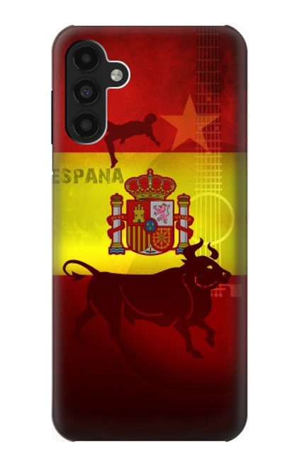 W2984 Spain Football Soccer Hard Case and Leather Flip Case For Samsung Galaxy A13 4G