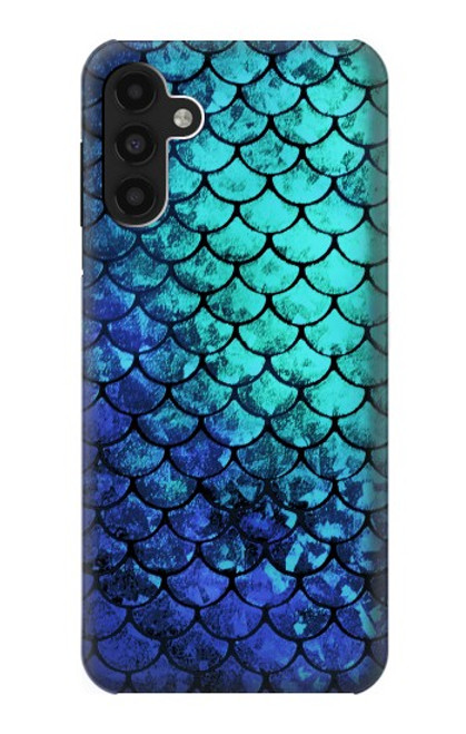 W3047 Green Mermaid Fish Scale Hard Case and Leather Flip Case For Samsung Galaxy A13 4G