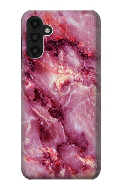 W3052 Pink Marble Graphic Printed Hard Case and Leather Flip Case For Samsung Galaxy A13 4G