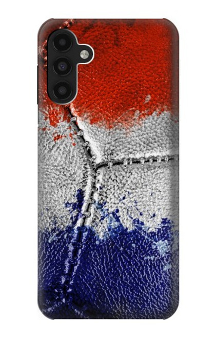 W3304 France Flag Vintage Football Graphic Hard Case and Leather Flip Case For Samsung Galaxy A13 4G