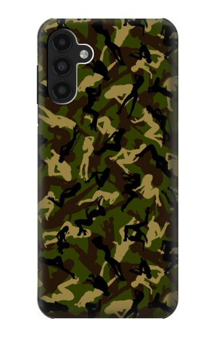 W3356 Sexy Girls Camo Camouflage Hard Case and Leather Flip Case For Samsung Galaxy A13 4G