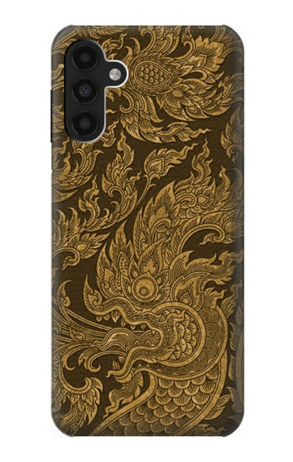 W3382 Thai Art Naga Hard Case and Leather Flip Case For Samsung Galaxy A13 4G