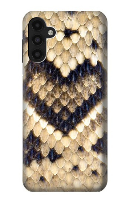 W3417 Diamond Rattle Snake Graphic Print Hard Case and Leather Flip Case For Samsung Galaxy A13 4G