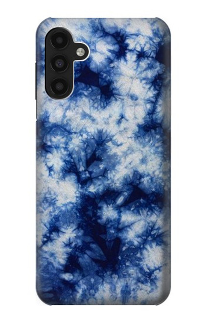 W3439 Fabric Indigo Tie Dye Hard Case and Leather Flip Case For Samsung Galaxy A13 4G