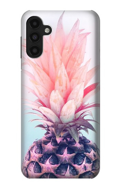 W3711 Pink Pineapple Hard Case and Leather Flip Case For Samsung Galaxy A13 4G