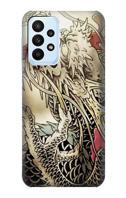 W0122 Yakuza Tattoo Hard Case and Leather Flip Case For Samsung Galaxy A23