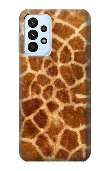 W0422 Giraffe Skin Hard Case and Leather Flip Case For Samsung Galaxy A23