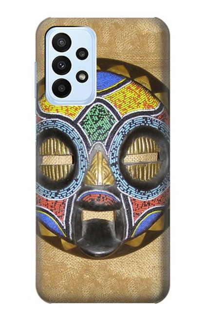 W0965 African Baluba Mask Hard Case and Leather Flip Case For Samsung Galaxy A23