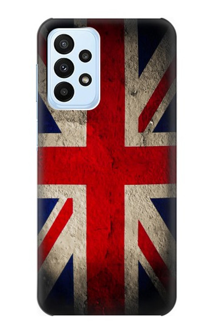 W2894 Vintage British Flag Hard Case and Leather Flip Case For Samsung Galaxy A23