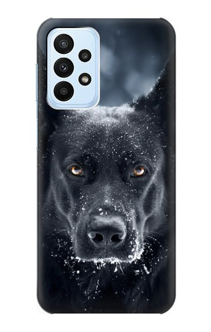 W3168 German Shepherd Black Dog Hard Case and Leather Flip Case For Samsung Galaxy A23