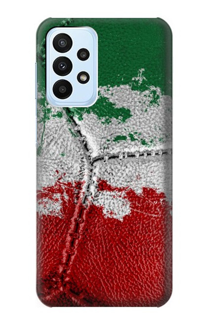 W3318 Italy Flag Vintage Football Graphic Hard Case and Leather Flip Case For Samsung Galaxy A23