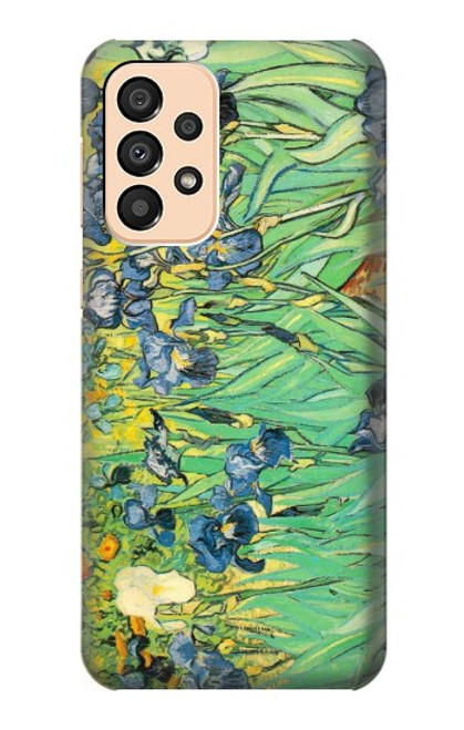 W0210 Van Gogh Irises Hard Case and Leather Flip Case For Samsung Galaxy A33 5G