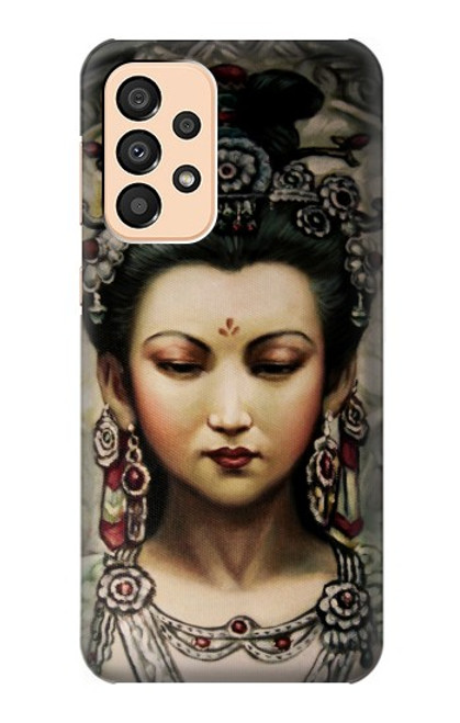 W0681 Guan Yin Hard Case and Leather Flip Case For Samsung Galaxy A33 5G