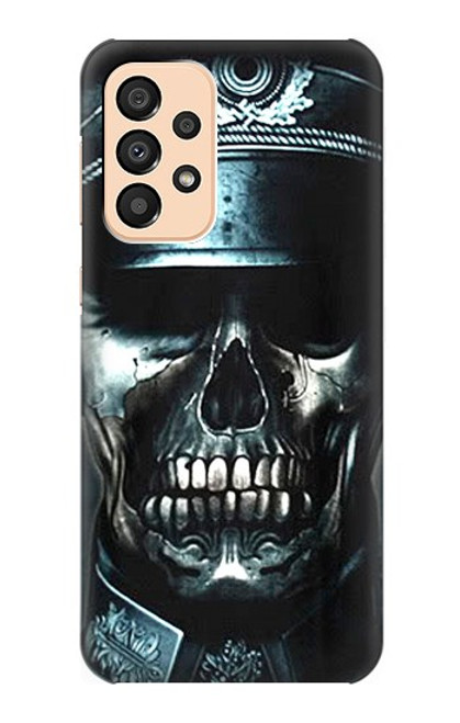 W0754 Skull Soldier Zombie Hard Case and Leather Flip Case For Samsung Galaxy A33 5G