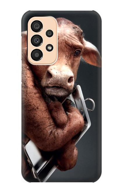 W1271 Crazy Cow Hard Case and Leather Flip Case For Samsung Galaxy A33 5G