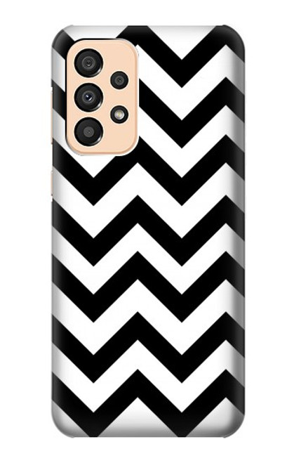 W1613 Chevron Zigzag Hard Case and Leather Flip Case For Samsung Galaxy A33 5G