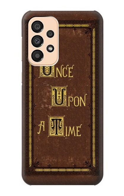 W2824 Once Upon a Time Book Cover Hard Case and Leather Flip Case For Samsung Galaxy A33 5G